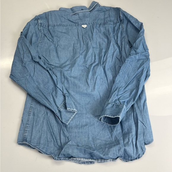 Five four men’a denim cotton button down shirt XL L14-10 - Picture 4 of 6